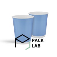 Paper white cup double-layer "Blakyt" 440 ml Paper white cup double-layer "Blakyt" 440 ml